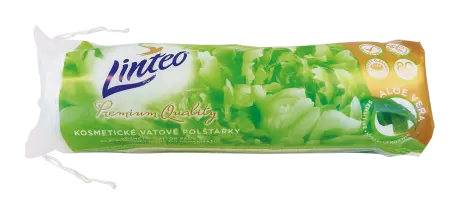 3118_LINTEO PREMIUM ALOE VERA KOSMETICKE VATOVE POLSTARKY 80 KS